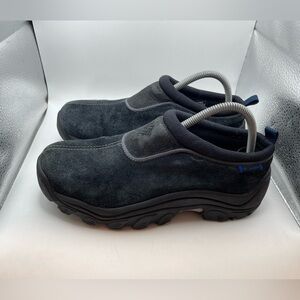 Columbia thermal life thin insulation women’s blue suede clogs size 9